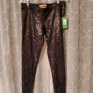 Black sequin leggings **new with tags**